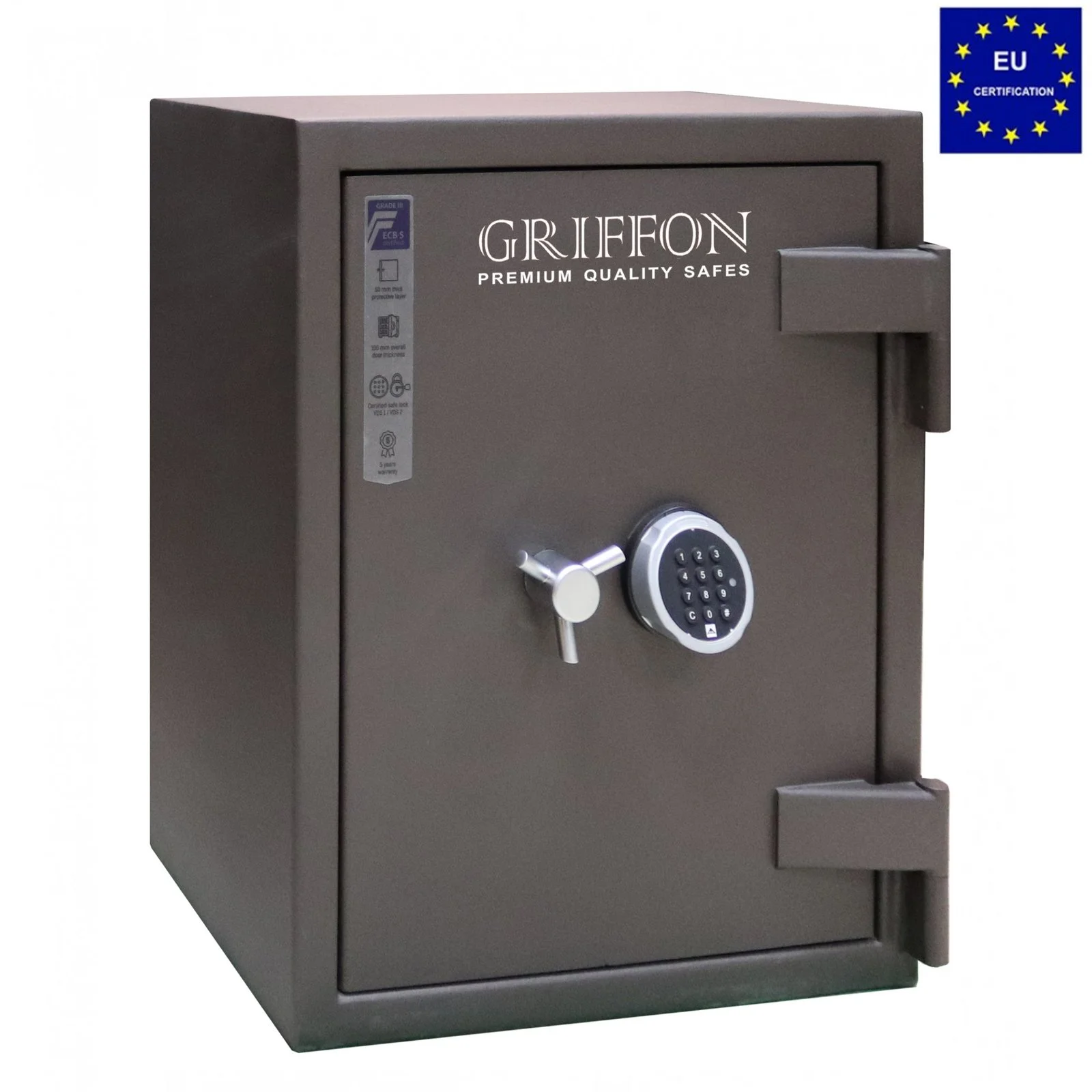 This is the Griffon Fire and Burglar Resistant Safe CLE III.65.E one of the best high security safe sold by Tech Store in Lebanon.