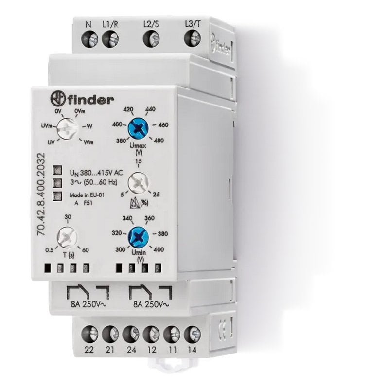 This is the Relay Phase-Timer used in solar installations and sold by Tech Store in Lebanon.