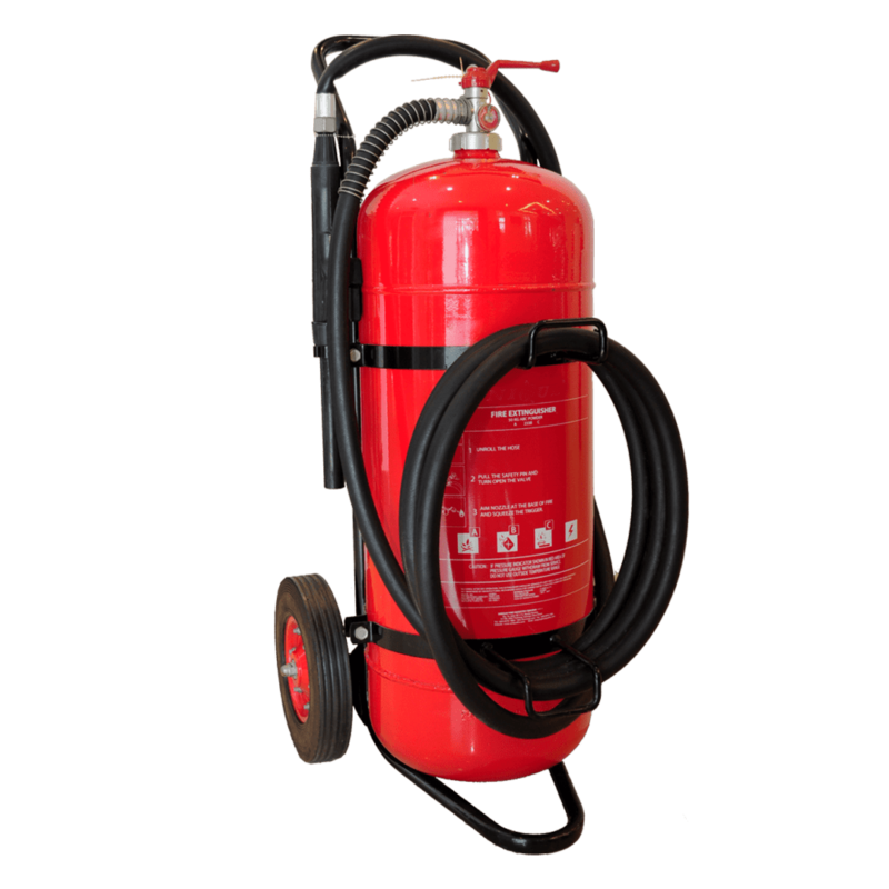 This is the 50 KG Powder Fire Extinguisher one of the best fire extinguishers sold by Tech Store in Lebanon.