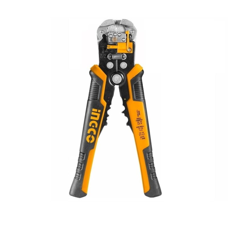 This is the Ingco HWSP102418 3in1 Automatic Wire Stripper one of the best tools by technicians and electricians sold by Tech Store in Lebanon.