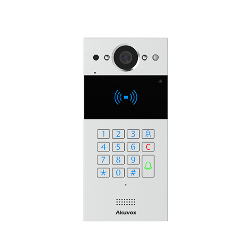 This is the Akuvox SIP Video Intercom with Keypad (Multi Tenant) and RFID used for home protection and sold by Tech Store Lebanon.