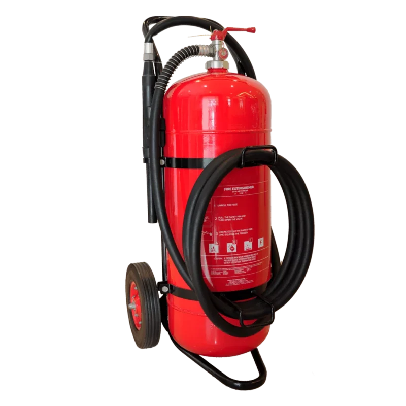 FIRE EXTINGUISHER ABC POWDER MANUAL TROLLEY 25KG