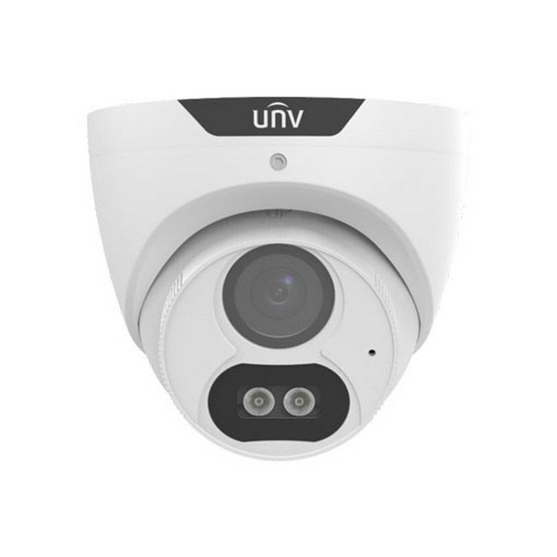 UNIVIEW 2MP 2.8mm ColorHunter HD Fixed Turret Analog Camera with mic UAC-T122-AF28M-W