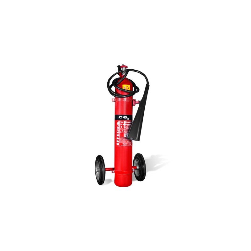 Fire extinguisher c02 manual trolley 10kg