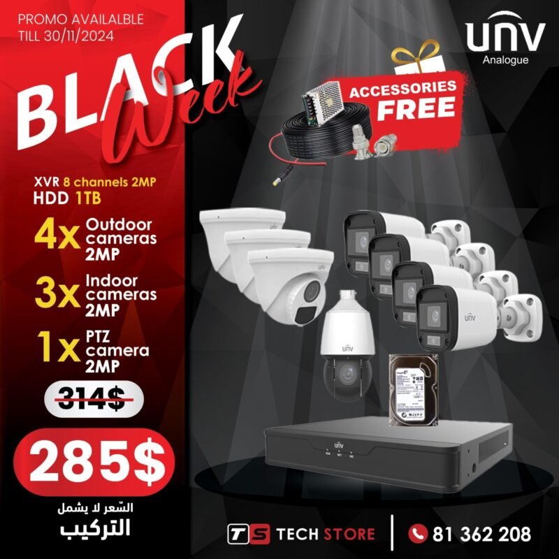 black week uniview cams bundle 3