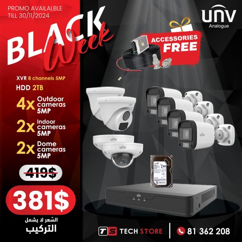 black week uniview cams bundle 4