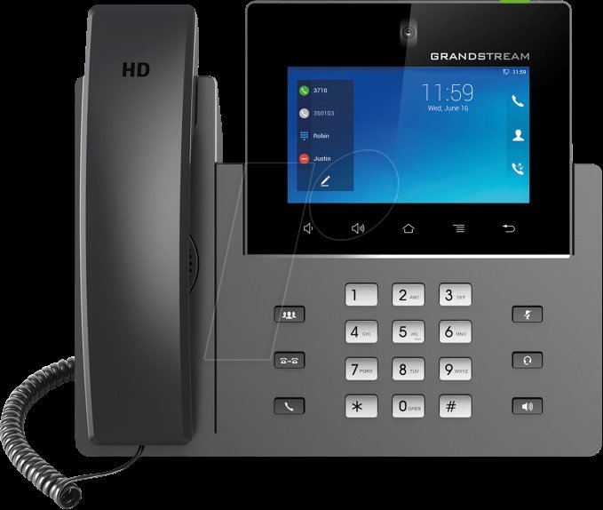 GRANDSTREAM IP TELEPHONE VIDEOPHONE 16 LINE 16 SIP ANDROID POE 1G BLUETOOTH