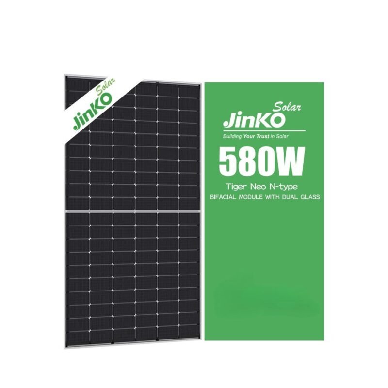 JINKO SOLAR PANEL 580W N-TYPE BIFACIAL