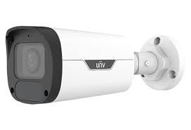Uniview IPC2322LB-ADZK-H is a 2MP motorized zoom IP Bullet camera with a motorized varifocal lens for adjustable field of view, built-in microphone, microSD card slot, PoE power, and IP67-rated housing.