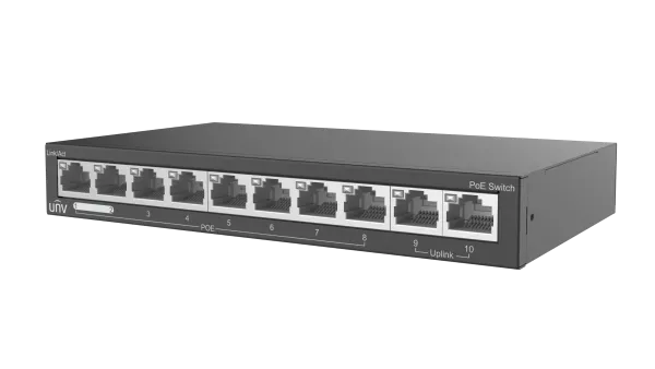 Uniview_NSW2020-10T-POE-IN_is_an_8-port_Fast_Ethernet_PoE_switch+_2_uplink_ports,_88W_power_budget,_supporting_up_to_250m_transmission_in_Extend_mode,_with_all-metal_housing._main.jpg
